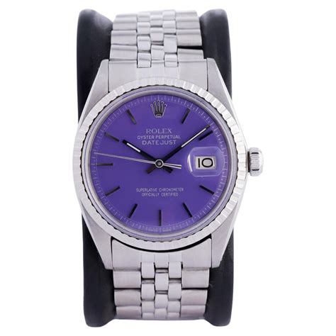 rolex watch purple face|rolex datejust purple face.